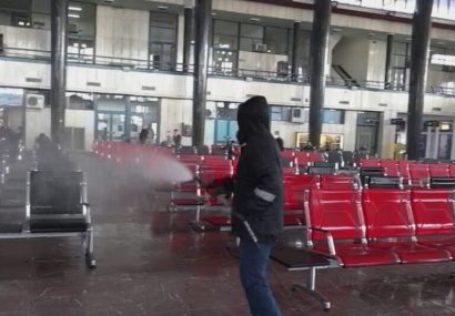 قطارها و ایستگاه‌های راه آهن آذربایجان هر روز ضدعفونی می‌شود