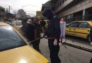 ایستگاه ثابت ضدعفونی تاکسی در تبریز راه اندازی شد