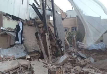 گودبرداری غیر اصولی در کوی سهند تبریز موجب ریزش ساختمان مجاور شد