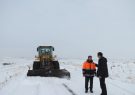 برف راه ارتباطی ۱۳۰ روستای بستان آباد را بست