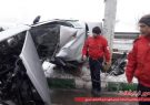 برخورد هفت دستگاه خودرو سواری در اتوبان پاسداران تبریز، ۳ مصدوم برجای گذاشت