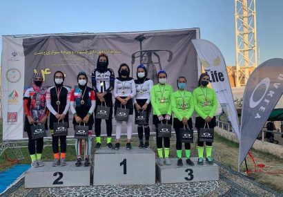 بانوان رکابزن آذربایجان‌شرقی در مسابقات اسپرینت نایب قهرمان شدند