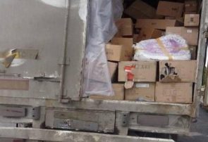 توقیف کامیون‌های حامل کالای قاچاق در تبریز