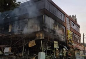 آتش‌سوزی ساختمان تجاری در شهرری یک کشته برجای گذاشت