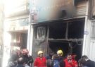 چهار مصدوم در آتش‌سوزی کارگاه تراشکاری در محله کوچه باغ تبریز