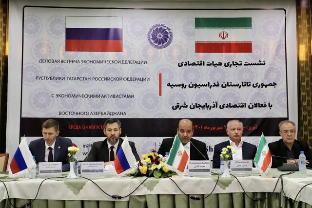 زمینه‌های همکاری تجاری مابین آذربایجان شرقی و جمهوری تاتارستان روسیه بررسی شد