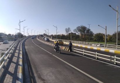 پل روگذر شهید فلاحی تبریز در موعد مقرر افتتاح شد
