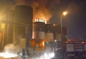علت آتش سوزی در کارخانه تصفیه روغن در آذرشهر اعلام شد