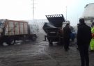 ماشین آلات جمع آوری پسماند و باکس های زباله مناطق ۱۰گانه تبریز ضد عفونی شد