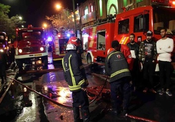 آتش‌سوزی در راسته کفاشان بازار تبریز