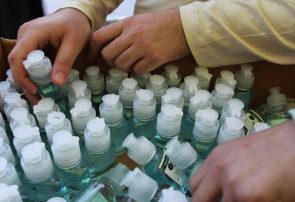 کشف کارگاه تولید مواد ضدعفونی کننده تقلبی در تبریز