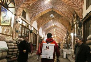 تداوم ضد عفونی بازار تاریخی تبریز در روزهای آینده